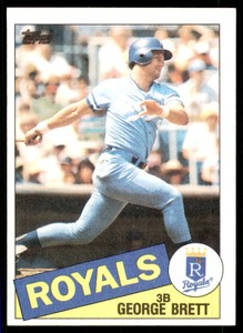 1985 Topps Baseball #100 George Brett Kansas City Royals