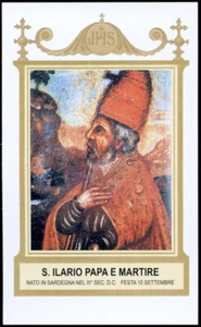 santino-holy card"S.ILARIO PAPA M. - Imagen 1 de 1