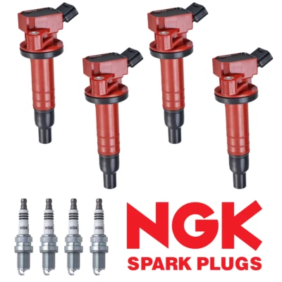 Energy Ignition Coil & NGK Iridium Spark Plug for Toyota Celica Corolla L4 UF247 - Image 1 of 4