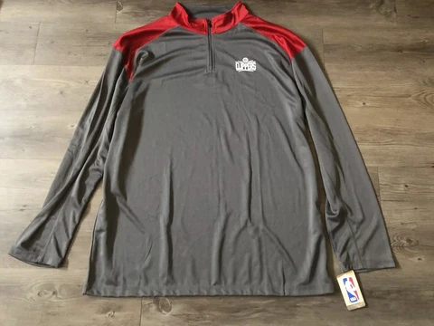 Los Angeles Clippers NBA TX3 Cool Men’s 1/4 Zip Pullover Size 2XLT New With Tags Cover