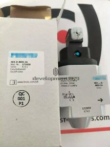 Válvula de encendido/apagado Festo 172959 HEE-D-MIDI-24 HEEDMIDI24 nueva en caja - Imagen 1 de 1