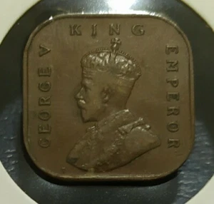 Malaya 1/2 Cent Bronze Coin 1932 - Picture 1 of 2