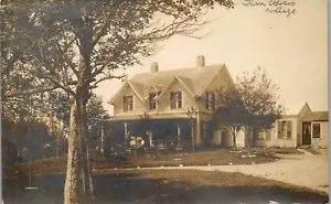 RPPC Vintage Postkarte Mystery Residence Land's End Maine Haus Anfang 1900 - Bild 1 von 4