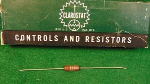 RESISTENCIA DE ALAMBRE DE CERÁMICA CLARO 1250 OHM 3 VATIOS DE LOTE ANTIGUO - Imagen 1 de 1