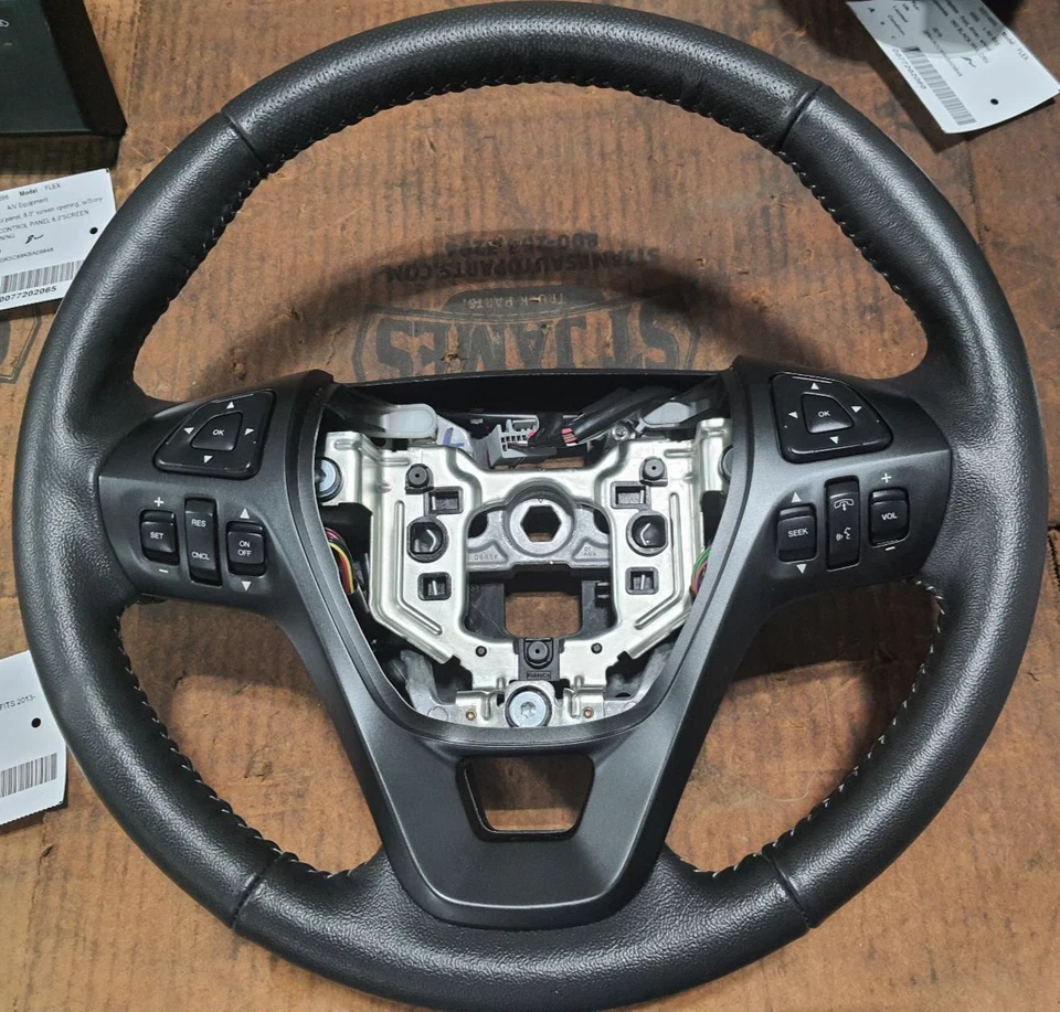 2013-2019 Ford Flex Black Steering Wheel w/Cruise Control & SYNC - Image 1 of 4