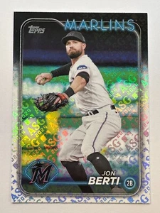 2024 Topps Jon Berti All-Star Game Foil ASG #524 Miami Marlins - Picture 1 of 2