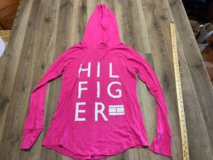 Tommy Hilfiger Hoodie, Women's Size Large, Pink, Pullover, Logo - Picture 1 of 10