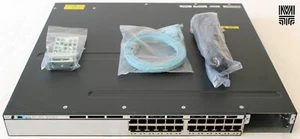 Cisco WS-C3750X-24P-S Switch Layer 3 - 24 x 10/100/1000 Ethernet PoE+ TESTED! - Picture 1 of 2
