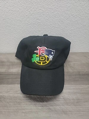 Sombrero de los fanáticos de Boston Bruins Celtics Medias Rojas New England Patriots NFL MLB NBA NHL Foto 1 de 4