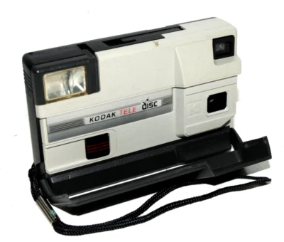 Vintage Kodak Tele Disc Point & Shoot Film Camera, TESTED AND WORKING!!! - Image 1 of 4