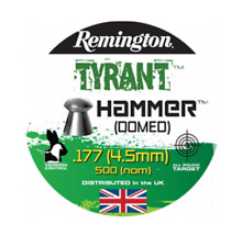 Remington Tyrant Hammer .177 / 4.5mm Round Domed Airgun Rifle Pellets