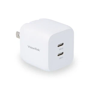 VisionTek - Adaptateur secteur 35W GaN II - 2 ports - 901534 - Photo 1 sur 4