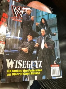 WWF WWE Magazine FEBRUARY 2000 D Generation X Cover + Poster - Picture 1 of 3