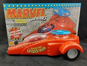 1990 Toy Biz Marvel Super Heroes The Spiderman Dragster w box A