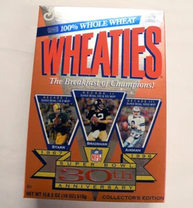 Scatola di grano Super Bowl 30° anniversario - mai aperta - Foto 1 di 2