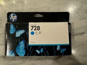 HP 728 Tintenpatrone Cyan - F9J67A - EXP Feb 2021 - Bild 1 von 3
