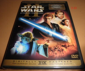 Star Wars DVD Episode 2 Attack of the Clones obiwan kenobi anakin boba fett yoda - Picture 1 of 4