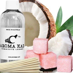 Coconut Ice Diffuser Fragrance Oil Refill Air Freshener & Reeds - Picture 1 of 10