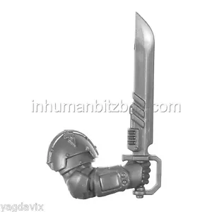 GISC48 BRAS EPEE ENERGETIQUE MILITARUM TEMPESTUS SCIONS WARHAMMER BITZ WK40 40 - Bild 1 von 1