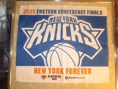 ¡Toalla de rally NY Knicks 2025! NBA Playoffs Ronda 3 ECF vs Indiana Pacers MSG Foto 1 de 2