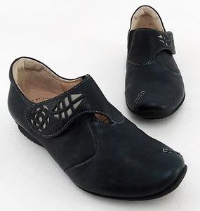 Zapatillas Think zapatos bajos plantilla intercambiable cuero auténtico azul talla 36 - Imagen 1 de 9