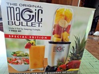 New Magic Bullet Mini Blender 7 Piece Set 0 Watt With Cross Blade Silver Ebay