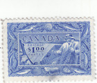 Canada - Scott #302 - $1 Ultramarine - Used