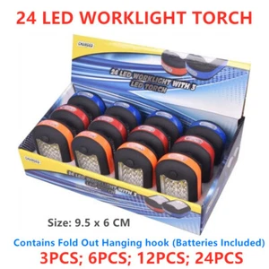 24 LED Magnetic Hanging Inspection Worklight Torch w Magnet n Hanging Hook - Picture 1 of 5