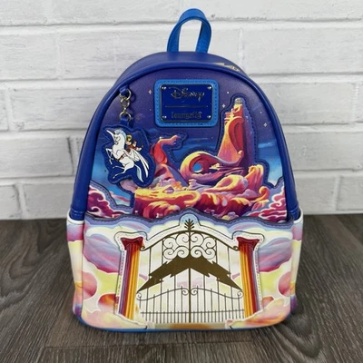 Mini Mochila Loungefly Disney Hércules Mount Olympus Golden Gates Nueva con Etiquetas 2023 Foto 1 de 4