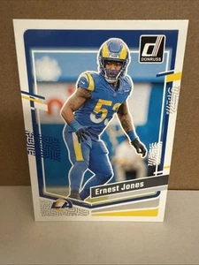 Ernest Jones #168 Donruss NFL Football 2023 Los Angeles Rams - Picture 1 of 2