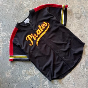 Pittsburgh Pirates Starter Jason Kendall Baseball Jersey Black Yellow Large - Picture 1 of 5