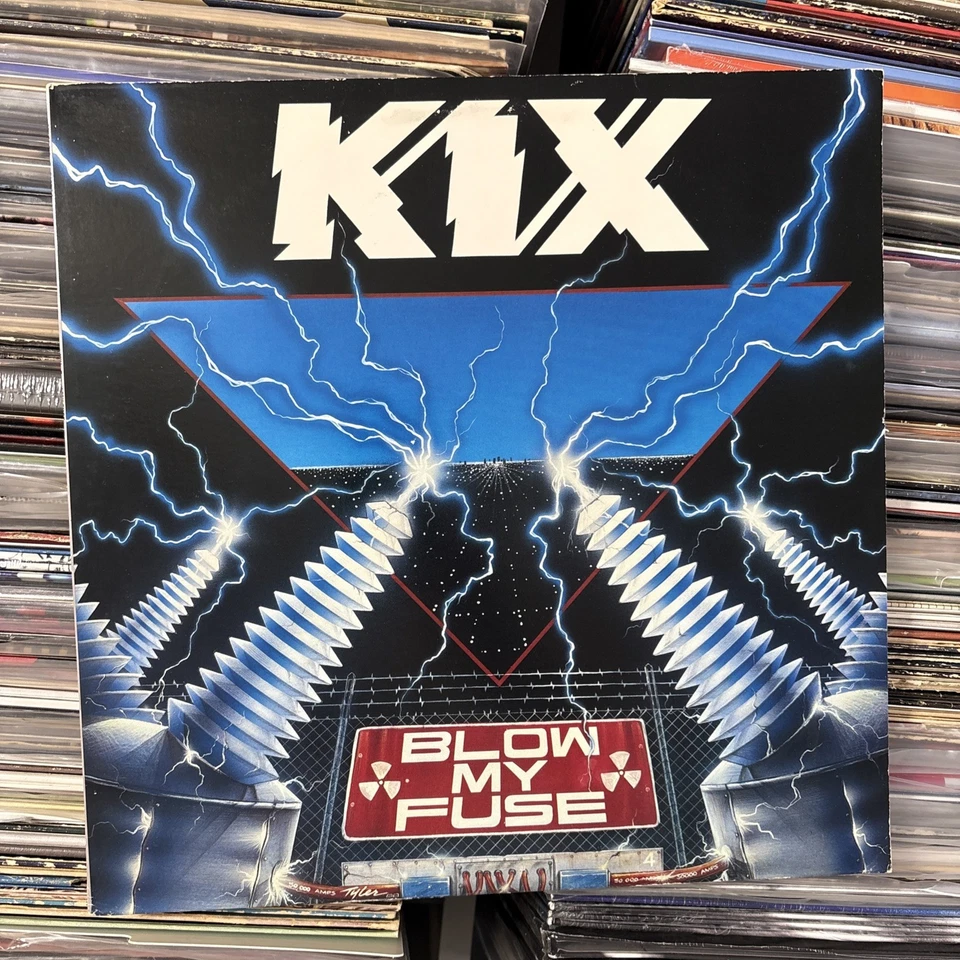 KIX - Blow My Fuse 1988 VINYL LP RECORD ALBUM Ultrasonic Cleaned - Image 1 of 4