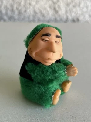 Vintage peluche pince Miterrand Bebete Show Kermit La Grenouille - Photo 1/2