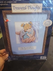 Vintage Dimensions Counted Cross Stitch Kit "May the Lord Hold You" 8" x 10" - Picture 1 of 4