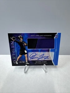 Devin Leary 2024 Panini Origins RPA Rookie Auto Jumbo Jersey Patch 2/49 Ravens - Picture 1 of 3