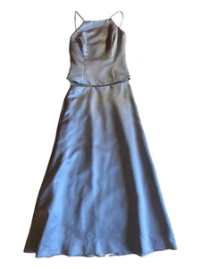 Vintage Vera Wang Prom Formal Dress Sleevless Top, Skirt, Periwinkle, Size 4-10 - Picture 1 of 14