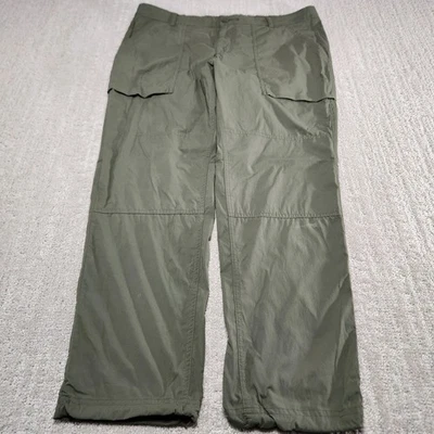 REI Co Op Pants Women 14 Petite Savanna Trails Green Drawcord Ankle Quick Dry - Image 1 of 4