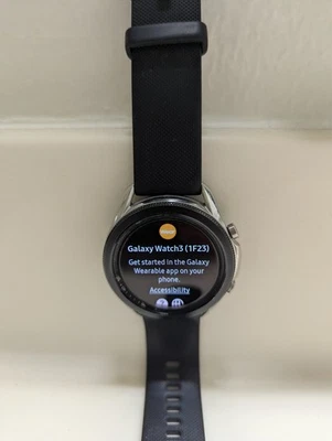 Samsung Galaxy Watch3 SM-R840 45mm Stainless Steel Smartwatch Bluetooth GPS - Image 1 of 3