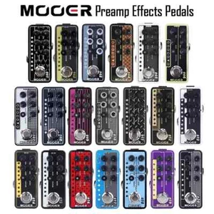 Mooer Preamp Guitar Effect Pedals Digital Preamplifier True Bypass - Picture 1 of 9