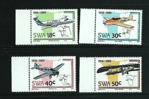 SOUTH WEST AFRICA 1989 -  AVIATION IN SWA - Margin Set of 4  SG507/10 - Mint MNH - Picture 1 of 1