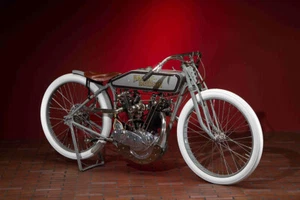 1915~ Harley-Davidson Board Track Racer: Metal Print-Canvas-Fuji 36" x 24" - Picture 1 of 17