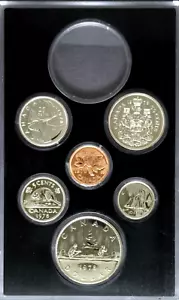 Canada 1978 Six Coin Specimen Set in Acrylic Plastic Holder!! - Picture 1 of 2