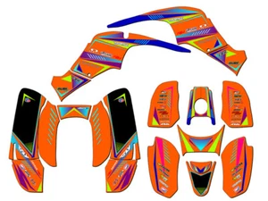 Kit de Gráficos Senge SURGE Orange Senge todos los Años 50/90 compatible con DRR - Imagen 1 de 7