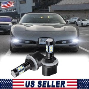 2x For 1997-2004 c5 Corvette HID LED SUPER BRIGHT Fog Light Conversion Bulbs Kit - Picture 1 of 10