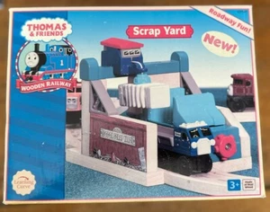 Learning Curve Wooden Thomas the Train Sodor Scrapyard! Featuring Scrap Lorry!! - Picture 1 of 2