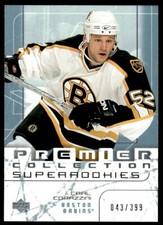 2003-04 Upper Deck Premier Collection Carl Corazzini Rookie 043/399 Boston