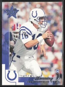 2000 Leaf Rookies & Stars #40 Peyton Manning Indianapolis Colts