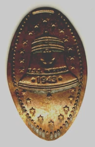 USS INTREPID Pressed Penny ~ RETIRED 1943 Bell Manhattan New York - Picture 1 of 1