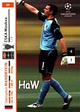 2007/08 PANINI Champions League - Veniamin Mandrykin #24 - PFC CSKA Moskva