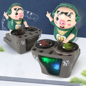 Music Colorful Dancing Piggy Doll Kids Gift DJ Little Pig Toy Novelty Toys GT - Picture 1 of 17